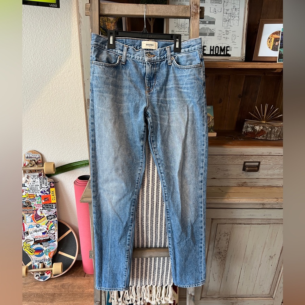 Baldwin women’s Kennedy low rise boyfriend jeans size 26